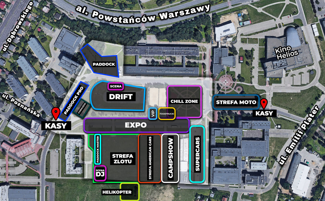 Speed Show mapa 2026