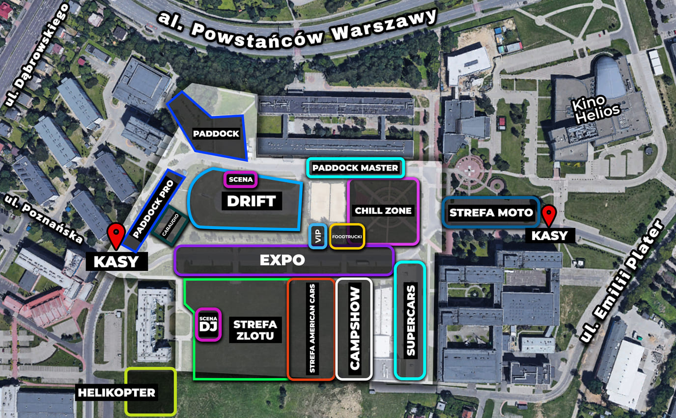 Speed Show mapa 2026